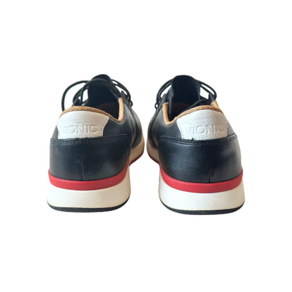 Vionic Carmen Sneakers Supportive Leather Casual Shoe Black Women’s Size 8 - Picture 6 of 8